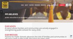 Desktop Screenshot of parents4publicschools.org